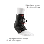 McDavid Ankle Brace/Lace-Up w/Stays - MD199