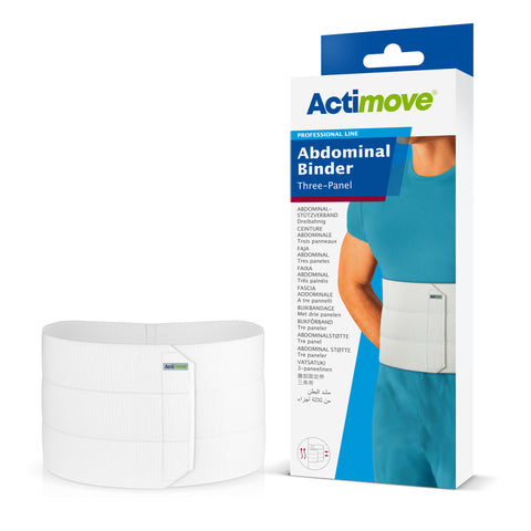 Actimove Abdominal Binder Three-Panel White