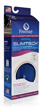 Powerstep SlimTech 3/4 Length Orthotic Supports [SlimTech 3/4 Length]